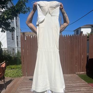 Arzu Kaprol Wedding Gown Off White